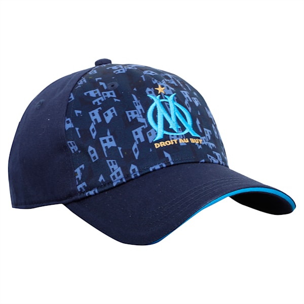 Olympique de Marseille ftblCORE Baseball Cap, Peacoat-Bleu Azur, extralarge-IND