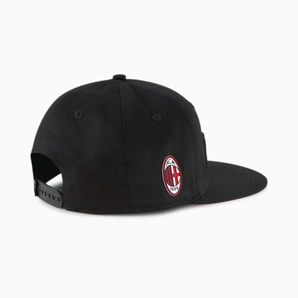 AC Milan ftblCulture Cap II, Puma Black-Tango Red, extralarge