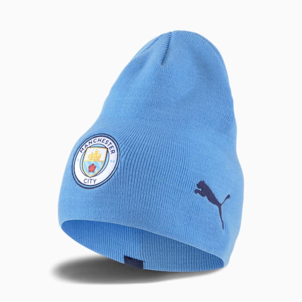 Manchester City FC Tech Beanie, Team Light Blue, extralarge