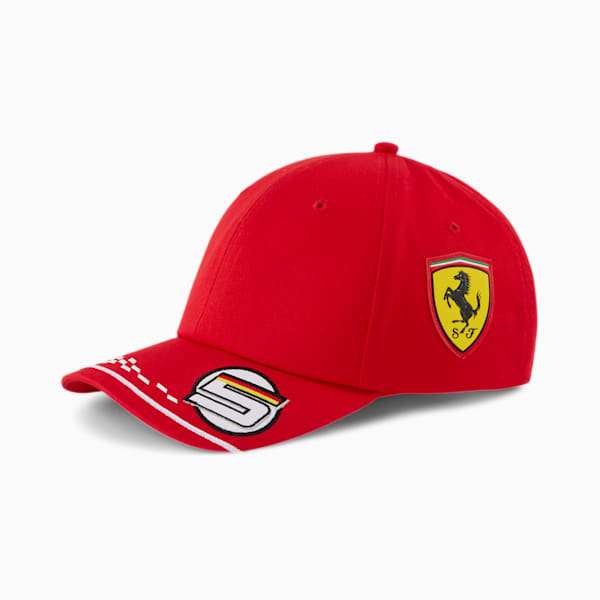 Scuderia Ferrari Vettel Kids' Baseball Cap, Rosso Corsa, extralarge