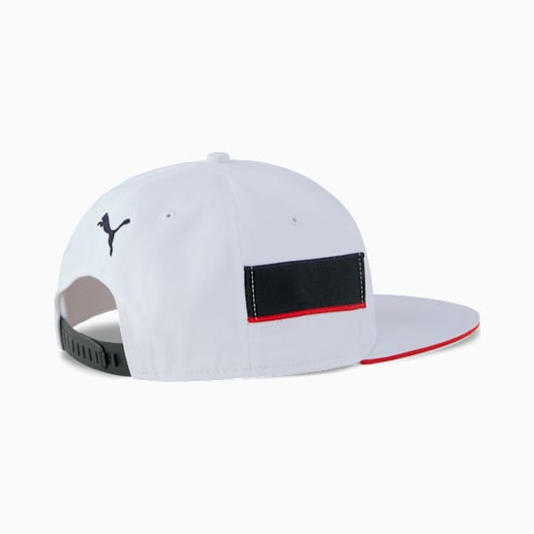 Red Bull Racing Lifestyle Flat Brim Cap, Puma White, extralarge