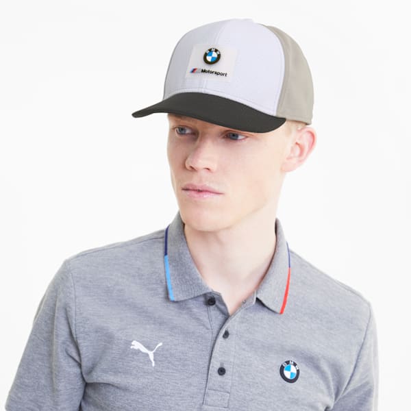 BMW M Motorsport Flat Brim Cap, Puma White, extralarge
