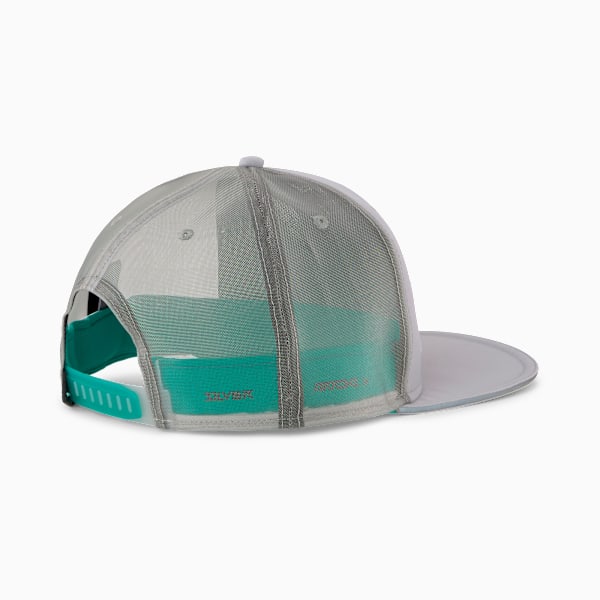 Mercedes AMG Petronas Flat Brim Cap, Mercedes Team Silver, extralarge