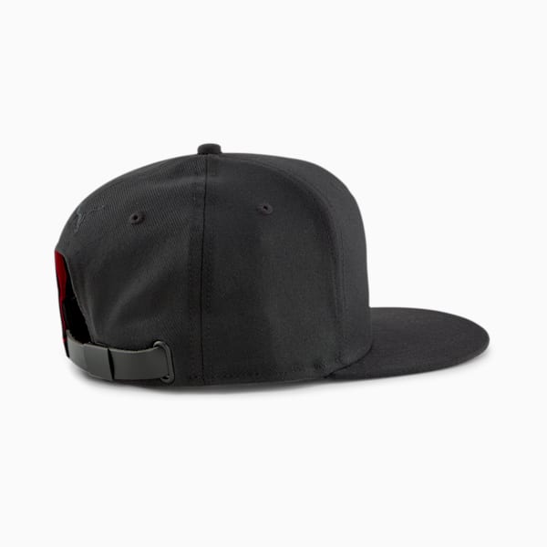 Scuderia Ferrari Style Flatbrim Cap, Puma Black, extralarge