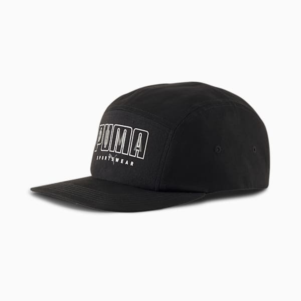 PUMA 5 Panel Cap, Puma Black, extralarge