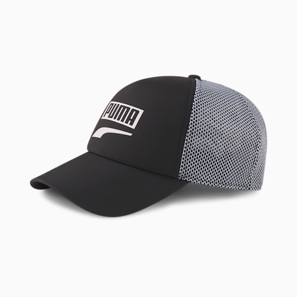 PUMA Trucker Cap, Puma Black, extralarge