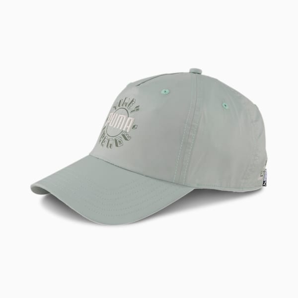 Kids' Sustainable Cap, Aqua Gray, extralarge
