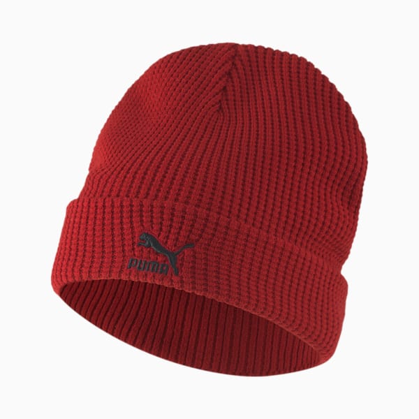 Archive Mid Fit Unisex Beanie, Red Dahlia, extralarge-IND
