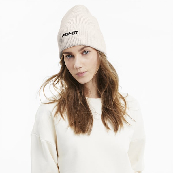 Evolution Trend Women's Beanie, Puma White, extralarge