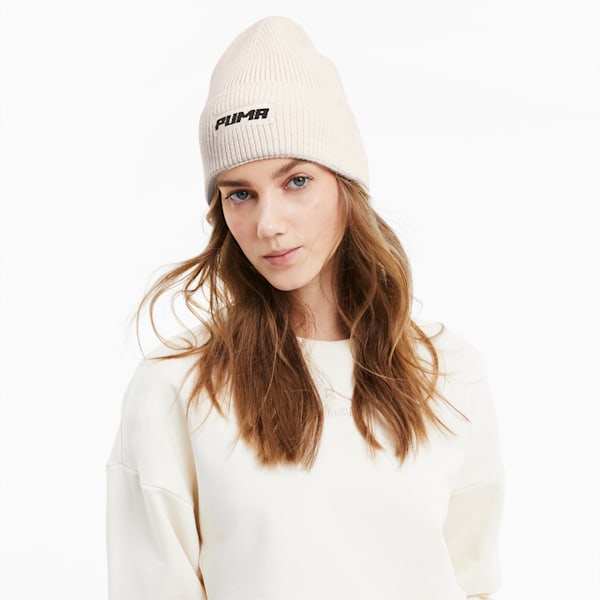 PUMA Trend Beanie, Puma White, extralarge