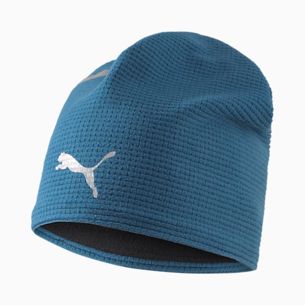 Warm Running Beanie, Digi-blue, extralarge