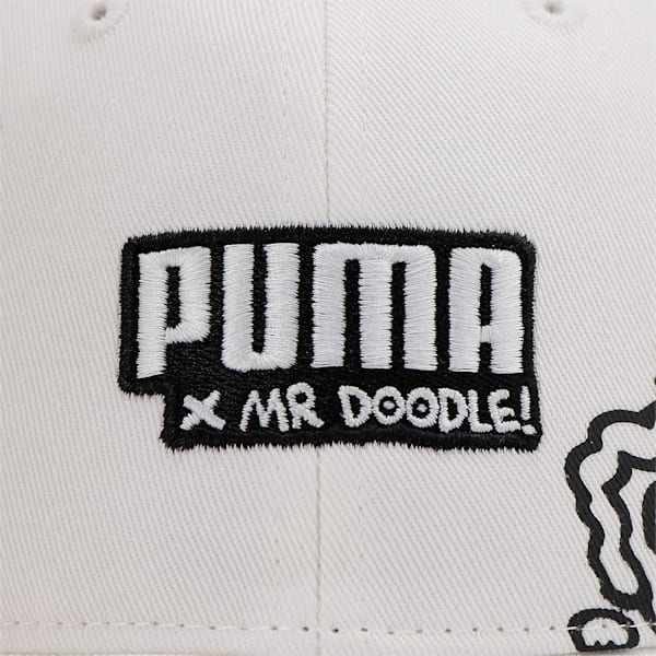 PUMA x MR DOODLE Cap, Puma White-Puma Black, extralarge