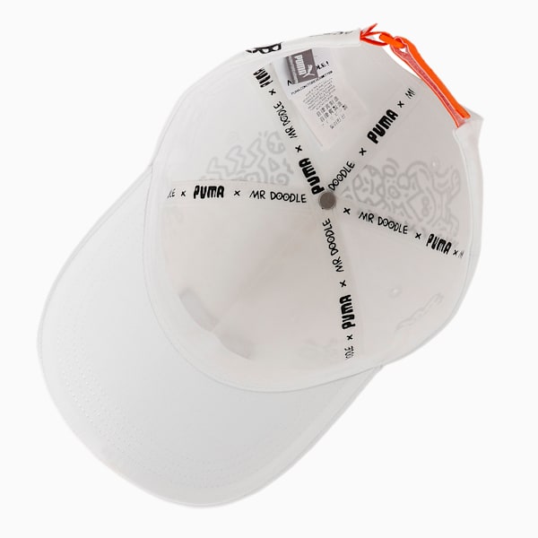 PUMA x MR DOODLE Cap, Puma White-Puma Black, extralarge