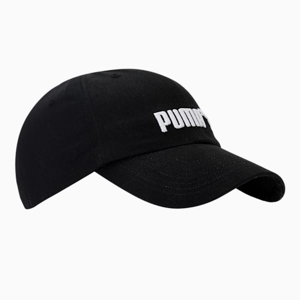 Essentials No. 2 Logo Cap, Puma Black, extralarge-IND