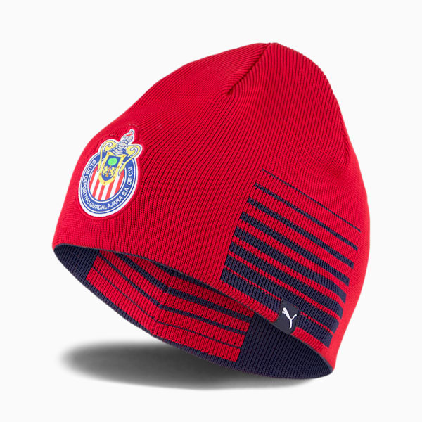 Chivas Reversible Beanie, Tango Red -Peacoat, extralarge