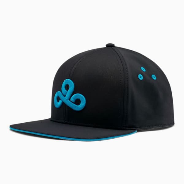 PUMA x CLOUD9 Snapback, Puma Black-Hawaiian Ocean, extralarge