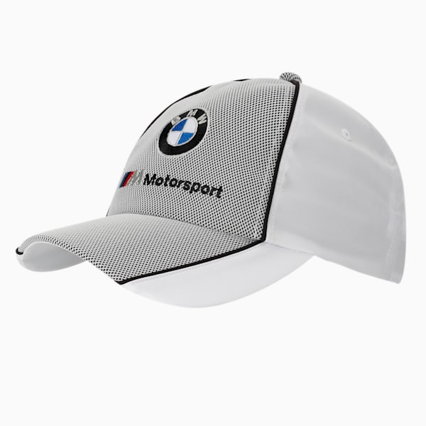 BMW M Motorsport Unisex Baseball Cap, Puma White, extralarge-IND
