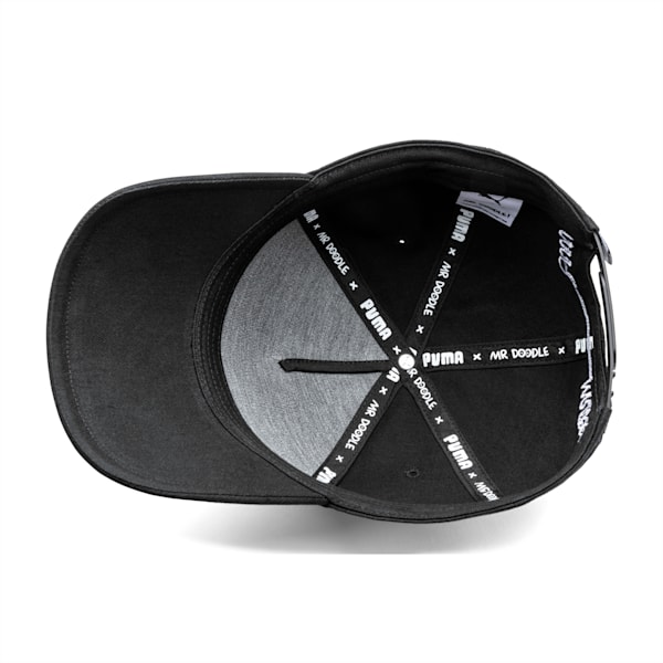 PUMA x MR. DOODLE Cap, Puma Black, extralarge