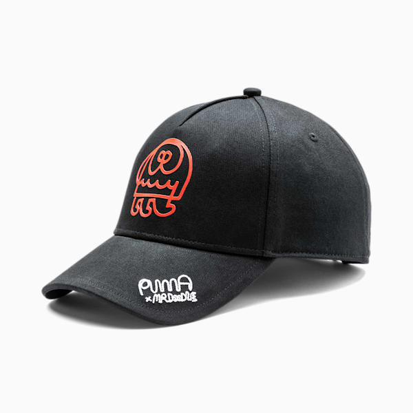 PUMA x MR. DOODLE Cap, Puma Black, extralarge