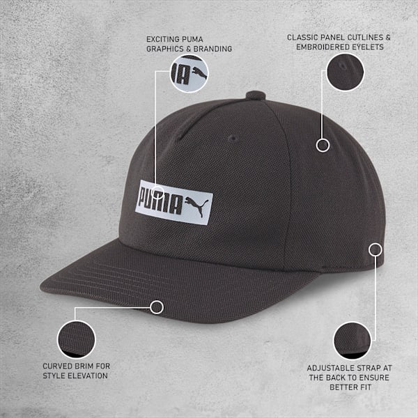 Archive Low Curve Cap, Puma Black, extralarge-IND