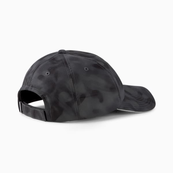 Quick Dry Women's Running Cap, Puma Black-AOP, extralarge