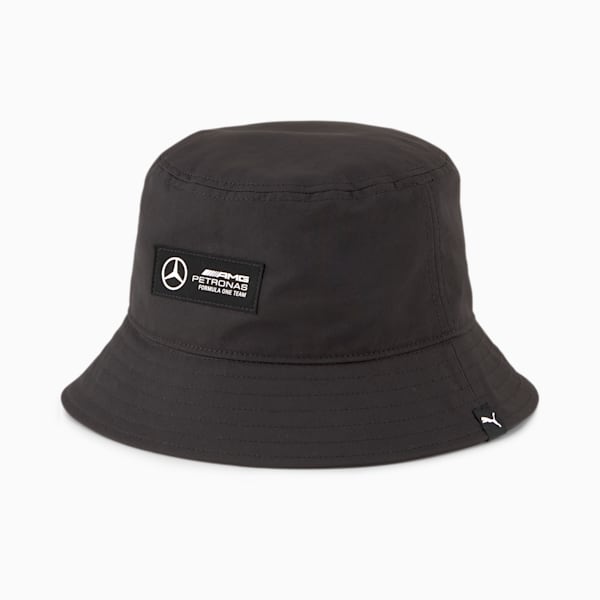 Mercedes F1 Bucket Hat, Puma Black, extralarge