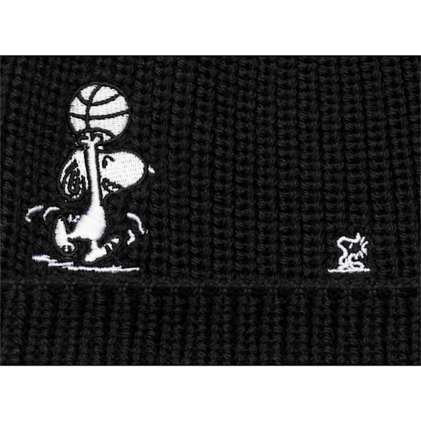 PUMA x PEANUTS Kids' Beanie, Puma Black, extralarge