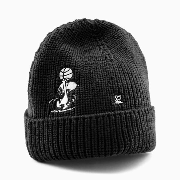 PUMA x PEANUTS Kids' Beanie, Puma Black, extralarge