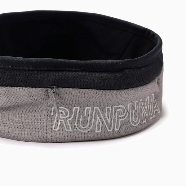 Visor Running Headband, Puma Black-CASTLEROCK, extralarge-IND