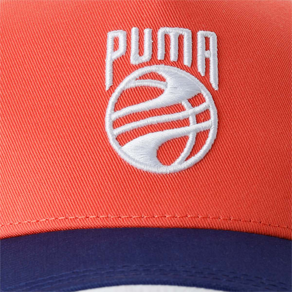 Low Curve Basketball Cap, Fiery Coral, extralarge-IND