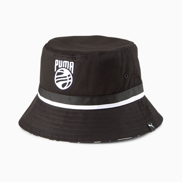 Basketball Bucket Hat, Puma Black, extralarge