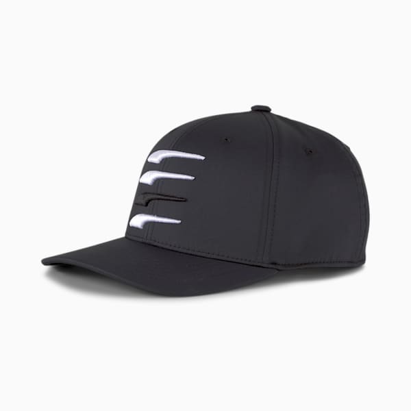 Moving Day 110 Snapback, Puma Black-Bright White, extralarge