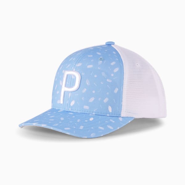 Snack Shack P 110 Trucker Snapback, Placid Blue-Bright White, extralarge