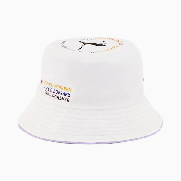 Pride Bucket Hat, Puma White-Light Lavender, extralarge