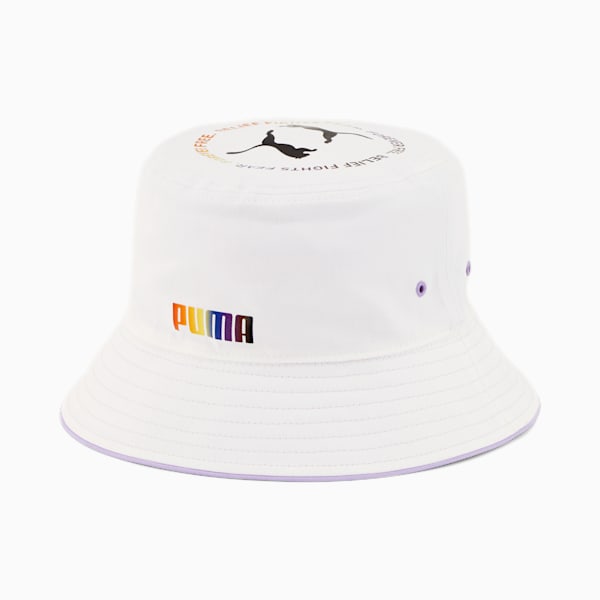 Pride Bucket Hat, Puma White-Light Lavender, extralarge