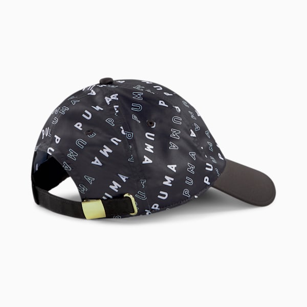 Women's Baseball Cap, Puma Black-Puma White-AOP, extralarge