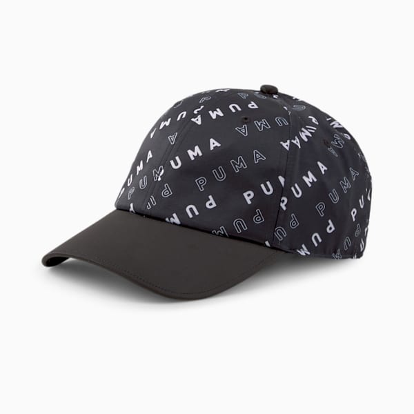 Women's Baseball Cap, Puma Black-Puma White-AOP, extralarge