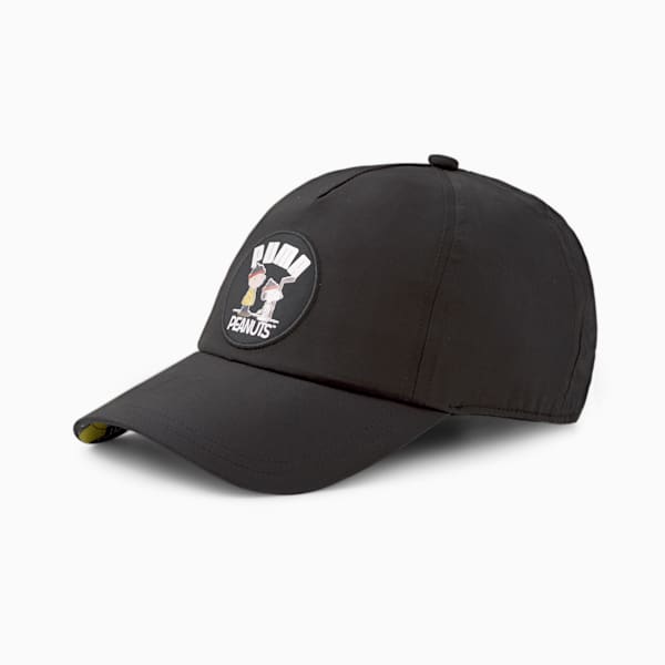 PUMA x PEANUTS Kids' Baseball Cap, Puma Black, extralarge