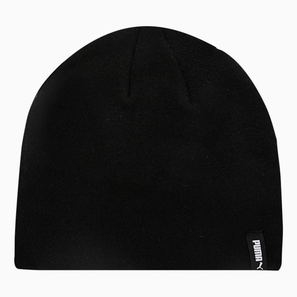 Ess Classic Cuffless Youth Beanie, Puma Black-NO 1, extralarge-IND