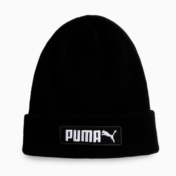 PUMA Classic Cuff Youth Beanie, Puma Black, extralarge-IND