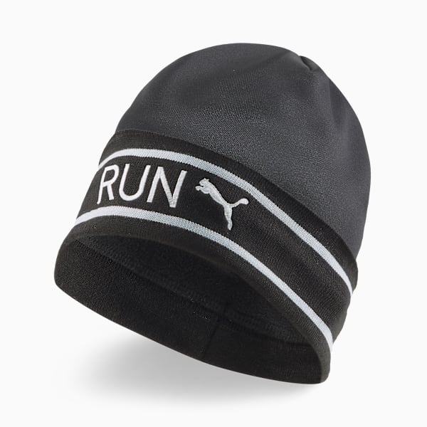 Classic Running Cuff Beanie, Puma Black, extralarge