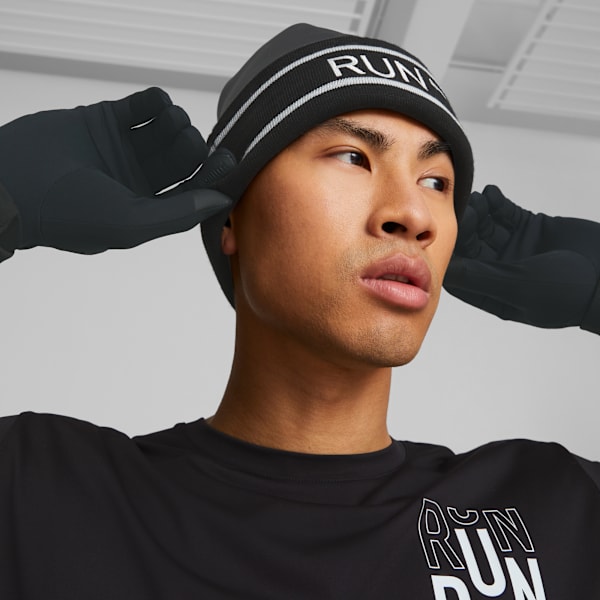 Classic Running Cuff Beanie, Puma Black, extralarge