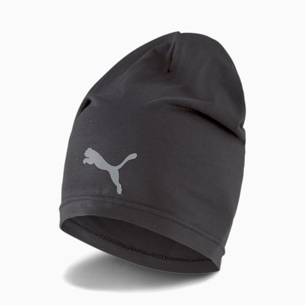 Slouchy Running Beanie, Puma Black, extralarge