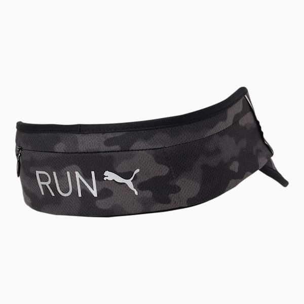 Running Unisex Visor Headband, Asphalt-AOP, extralarge-IND