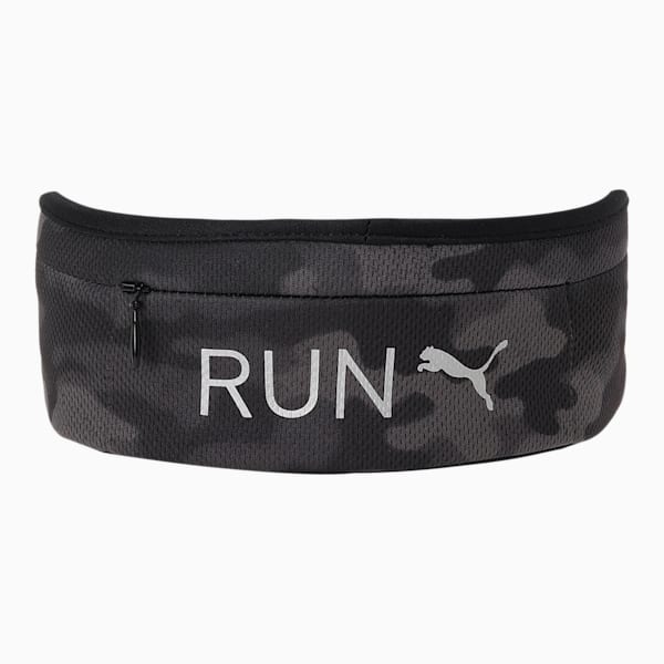 Running Unisex Visor Headband, Asphalt-AOP, extralarge-IND