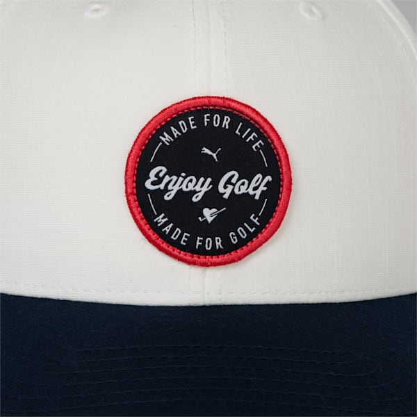 Hit ‘n Hope Men’s Snapback Golf Cap, Bright White