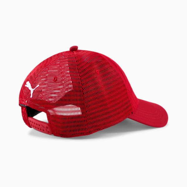 Scuderia Ferrari Sportswear Race Trucker Cap, Rosso Corsa, extralarge