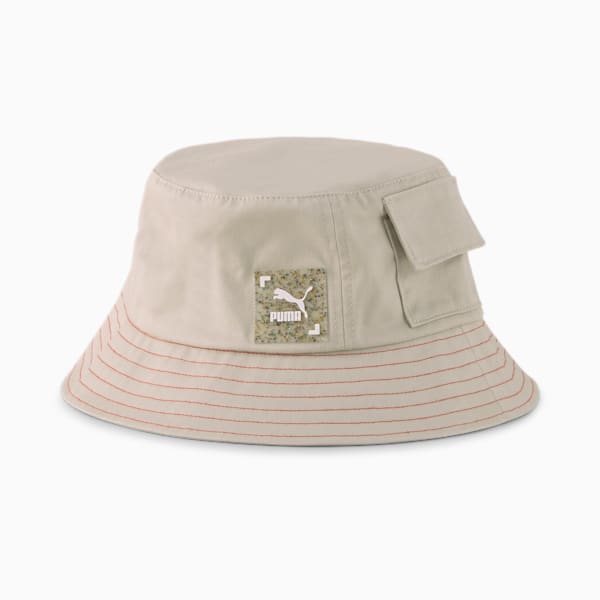 RE.GEN Bucket Hat, Peyote-Future Blue-Grenadine, extralarge