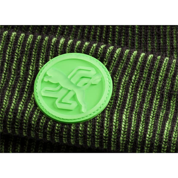 PUMA x SANTA CRUZ Beanie, Puma Black-Green Flash, extralarge