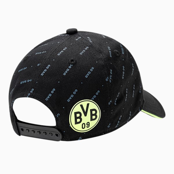 BVB Legacy Baseball Cap, Puma Black-Safety Yellow, extralarge-IND